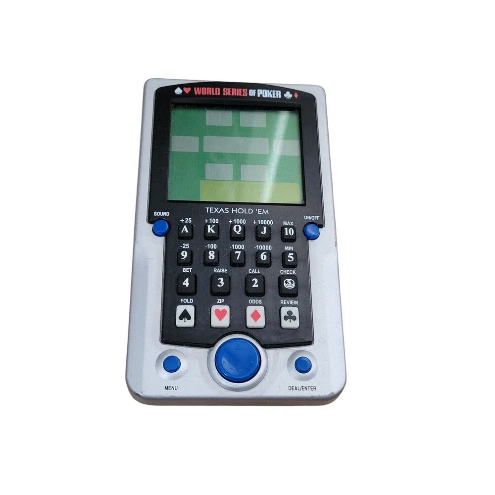 Excalibur Electronics World Series of Poker Texas Hold ‘Em Digital Handheld Game